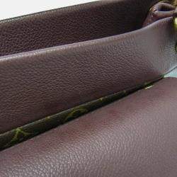 Pre Owned Louis Vuitton Monogram Olympe Aurore Brown Handbag 