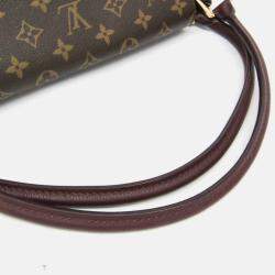 Pre Owned Louis Vuitton Monogram Olympe Aurore Brown Handbag 