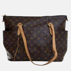 Pre Owned Louis Vuitton Brown Monogram Totally MM