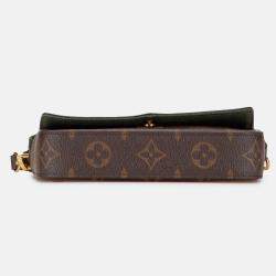 Pre Owned Louis Vuitton Brown Monogram Felicie Strap And Go