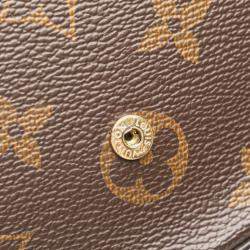 Pre Owned Louis Vuitton Brown Monogram Felicie Strap And Go