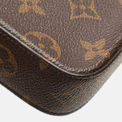 Pre Owned Louis Vuitton Brown Monogram Felicie Strap And Go