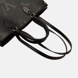 Pre Owned Louis Vuitton Black Monogram Empreinte Onthego MM