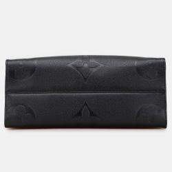 Pre Owned Louis Vuitton Black Monogram Empreinte Onthego MM