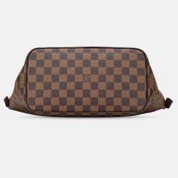 Pre Owned Louis Vuitton Brown Damier Ebene Saleya PM