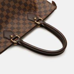 Pre Owned Louis Vuitton Brown Damier Ebene Saleya PM