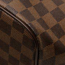 Pre Owned Louis Vuitton Brown Damier Ebene Saleya PM