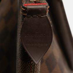 Pre Owned Louis Vuitton Brown Damier Ebene Saleya PM
