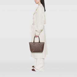 Pre Owned Louis Vuitton Brown Damier Ebene Saleya PM
