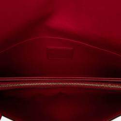 Pre Owned Louis Vuitton Red Monogram Vernis Pochette Felicie