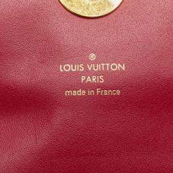 Pre Owned Louis Vuitton Brown Monogram Flore Wallet On Chain