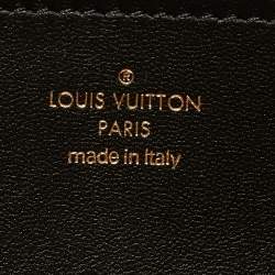 Pre Owned Louis Vuitton Black Monogram Leather Coussin Pochette Bag
