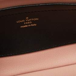 Pre Owned Louis Vuitton Black Monogram Leather Coussin Pochette Bag