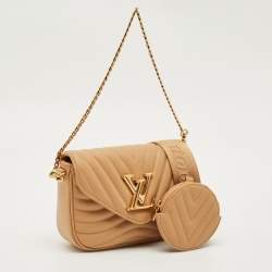 Pre Owned Louis Vuitton Arizona Quilted Leather New Wave Multi Pochette Bag