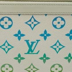 Pre Owned Louis Vuitton Gradient Grey Monogram Canvas Pochette Voyage MM