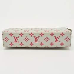 Pre Owned Louis Vuitton Gradient Grey Monogram Canvas Pochette Voyage MM