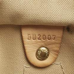 Pre Owned Louis Vuitton Damier Azur Canvas Speedy 30 Bag