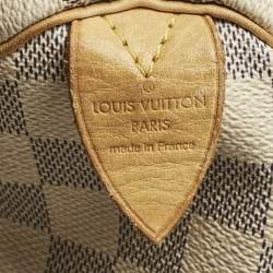 Pre Owned Louis Vuitton Damier Azur Canvas Speedy 30 Bag