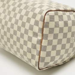 Pre Owned Louis Vuitton Damier Azur Canvas Speedy 30 Bag