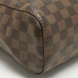 Pre Owned Louis Vuitton Damier Ebene Canvas Portobello PM Bag