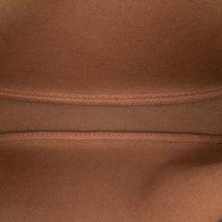 Pre Owned Louis Vuitton Brown Takashi Murakami Monogram Cherry Pochette Accessoires