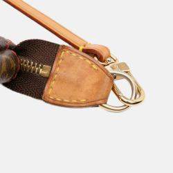 Pre Owned Louis Vuitton Brown Takashi Murakami Monogram Cherry Pochette Accessoires