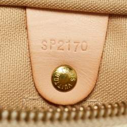 Pre Owned Louis Vuitton Damier Azur Canvas Speedy 30 Bag