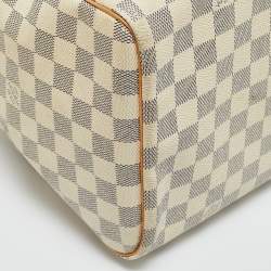 Pre Owned Louis Vuitton Damier Azur Canvas Speedy 30 Bag