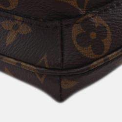 Pre Owned Louis Vuitton Brown Monogram Utility Phone Sleeve