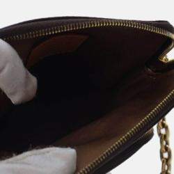 Pre Owned Louis Vuitton Brown Monogram Utility Phone Sleeve