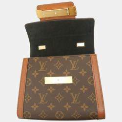Pre Owned Louis Vuitton Dauphine Capitale Brown Monogram Reverse Handbag