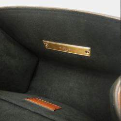 Pre Owned Louis Vuitton Dauphine Capitale Brown Monogram Reverse Handbag