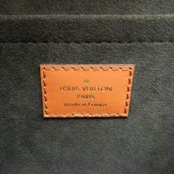 Pre Owned Louis Vuitton Dauphine Capitale Brown Monogram Reverse Handbag