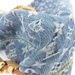 Pre Owned Louis Vuitton Blue Monogram Denim Neo Cabby GM Handbag
