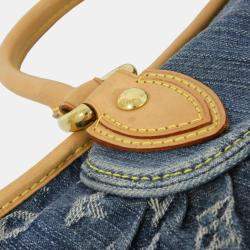 Pre Owned Louis Vuitton Blue Monogram Denim Neo Cabby GM Handbag