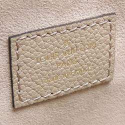 Pre Owned Louis Vuitton OnTheGo Cream Bicolor Monogram Empreinte Tourterelle PM Handbag