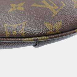 Pre Owned Louis Vuitton High-Rise Brown Monogram Canvas Hip Bag/Waist Bag