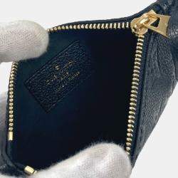 Pre Owned Louis Vuitton Black Monogram Empreinte LV Bundle Drawstring 2Way Hand Shoulder Bag