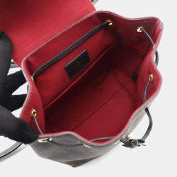 Pre Owned Louis Vuitton Montsouris Nm Bb Coated Canvas And Leather Monogram  Brown Black Backpack 