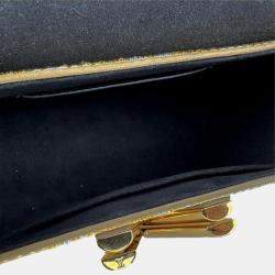 Pre Owned Louis Vuitton Twist PM  Gold Silver Sequin  Shoulder Bag