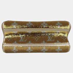 Pre Owned Louis Vuitton Twist PM  Gold Silver Sequin  Shoulder Bag