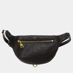 Pre Owned Louis Vuitton Monogram Empreinte Bum Bag Noir Black