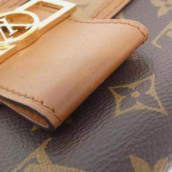 Pre Owned Louis Vuitton Monogram Portefeuille Dauphine Chain Wallet