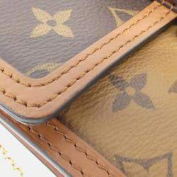 Pre Owned Louis Vuitton Monogram Portefeuille Dauphine Chain Wallet