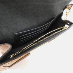 Pre Owned Louis Vuitton Monogram Portefeuille Dauphine Chain Wallet
