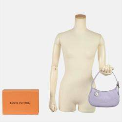 Pre Owned Louis Vuitton Mini Moon Shoulder Bag Monogram Empreinte Purple