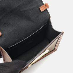 Pre Owned Louis Vuitton Pico Dauphine Shoulder Bag Coated Canvas And Leather Monogram Reverse  Brown