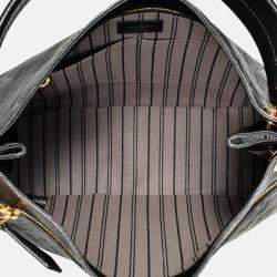 Pre Owned Louis Vuitton Spontini Shoulder Bag Monogram Empreinte Black