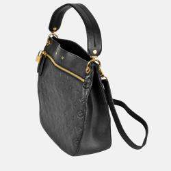 Pre Owned Louis Vuitton Spontini Shoulder Bag Monogram Empreinte Black