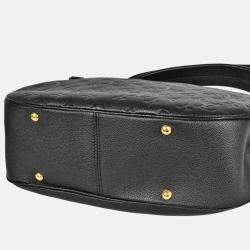 Pre Owned Louis Vuitton Spontini Shoulder Bag Monogram Empreinte Black